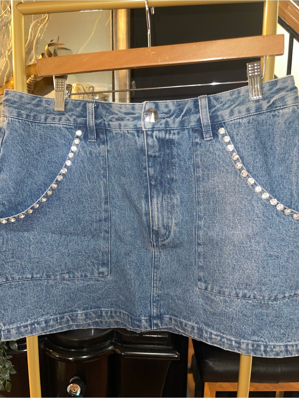 Denim skirt by MuMu. NWOT
